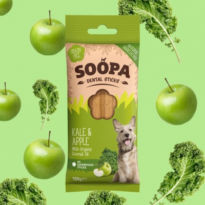 Soopa Dental Sticks ābols & kale kāpostu