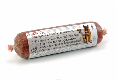 Aspol jēra gaļa ar kauliem un subproduktiem 500g