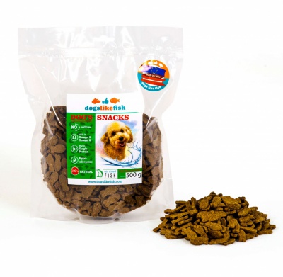 Dogs like fish - Biskvīti suņiem mini 200g