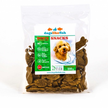 Dogs like fish - Biskvīti suņiem 200g