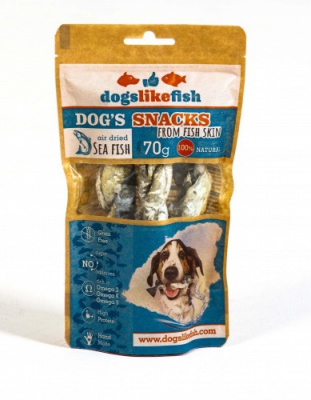 Dogs like fish - Mencas ādas bizes 70g