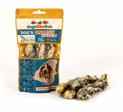 Dogs like fish - Mencas ādas bizes 70g