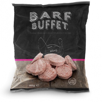 Barf Buffet Tītaru karkasu burgeri 800g