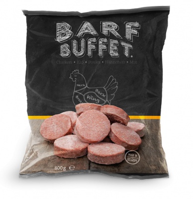 Barf Buffet Vistas gaļas/orgānu burgeri 800g