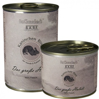 Dr. Clauder's B.A.R.F. Konservi liellops/trusis 400g