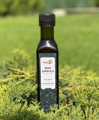 HERB'US BIO Melno Ķimeņu eļļa 250ml