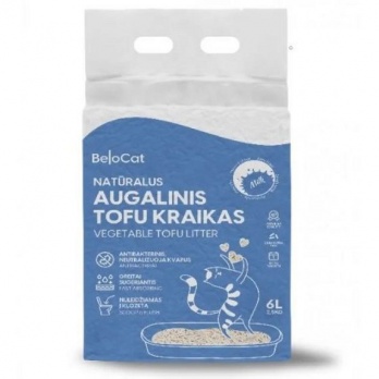 BeloCat Tofu Clumping Cat Litter Milk 6l