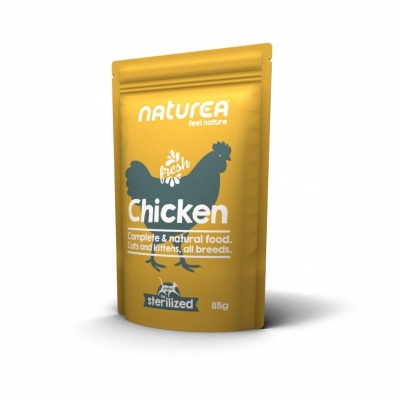 NATUREA konservs kaķiem ar vistas gaļu 85g