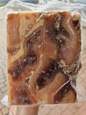 Barfus Jēra kuņģis NEMALTS gabalos L