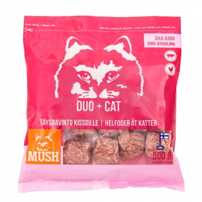MUSH DUO+ Kaķiem cūka/vista 500G