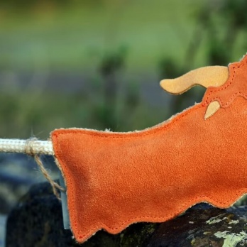 Aurora Paws Hamish the Highland Cow Eco Dog Toy