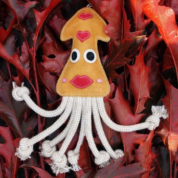Aurora Paws Karen the Squid Eco Dog Toy