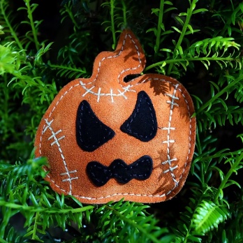 Aurora Paws Jack the Lad Lantern Pumpkin Small Breed Eco Dog Toy