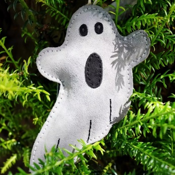 Aurora Paws Ghost BOO PAUL Small Breed Eco Dog Toy