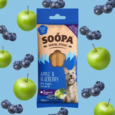 Soopa Dental Sticks ābols & mellene