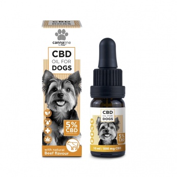 Cannaline for Pets CBD eļļa maziem suņiem 5% CBD