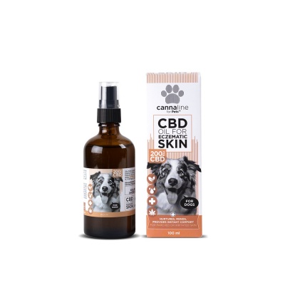 Cannaline for Pets CBD eļļa ekzēmas mazināšanai 100ml