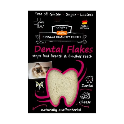 QChefs Dental Flakes kaķiem 80g