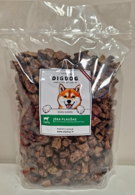 DigDog - Jēra plaušu kubiņi 250g