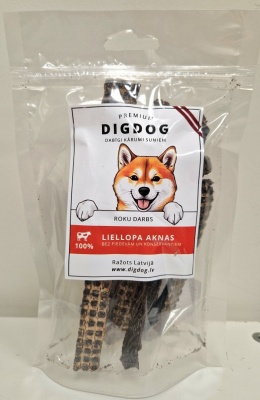 DigDog - Liellopa aknu strēmelītes 250g
