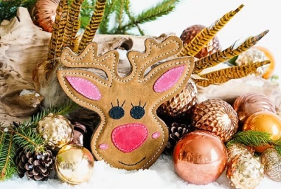Christmas Rudy the Reindeer Eco Dog Toy