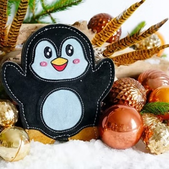 Christmas Poppy the Penguin Eco Dog Toy