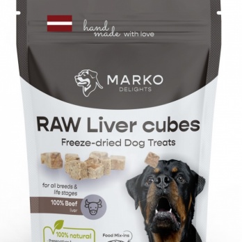 Marko Delights RAW Liver cubes