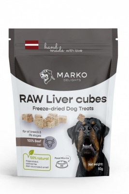 Marko Delights RAW Liver cubes