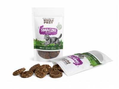 WHOLE PREY dabīgi kaķu našķi – 100% pele 70g