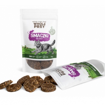 WHOLE PREY dabīgi kaķu našķi – 100% pele 70g