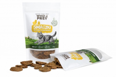 WHOLE PREY dabīgi kaķu našķi – 100% cālis 70g