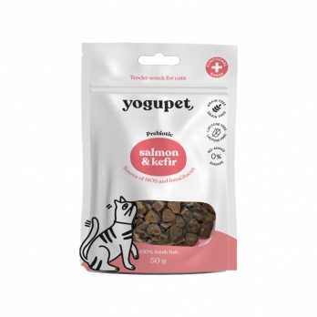 YoguPet Snack Salmon & Kefir kaķiem 50g