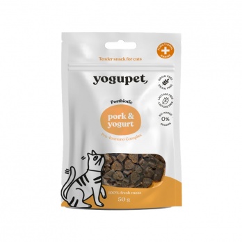 YoguPet Snack Pork & Yogurt kaķiem 50g